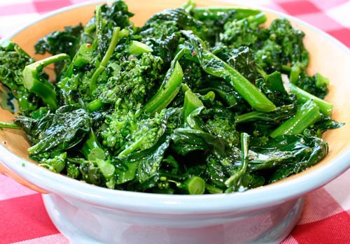Spicy Sautéed Broccoli Rabe