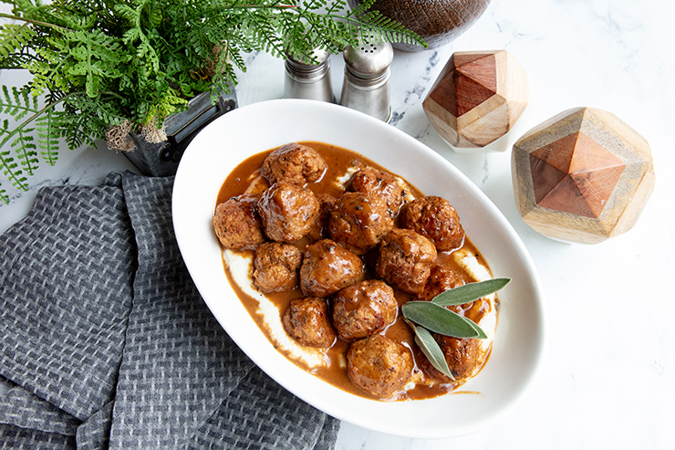 Veal Meatballs With Sage And Marsala