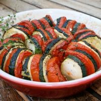 Roasted Zucchini With Tomatoes