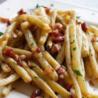 Roasted Butter Beans With Pancetta