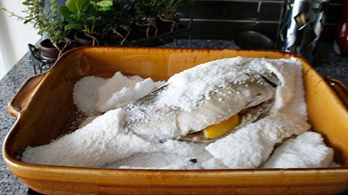 Whole Fish Baked In Salt Crust