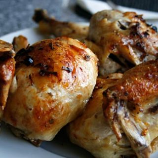 Roast Chicken With Lemon, Garlic & Rosemary