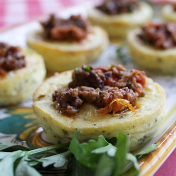 Herbed Goat Cheese Mini Flans | Italian Food Forever