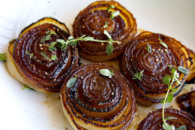 Balsamic Roasted Onions