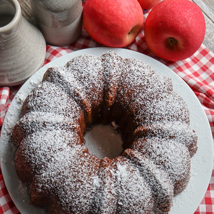 Roasted Applesauce Cake