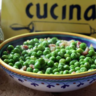 Spring Peas With Onions And Pancetta