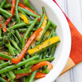 Green Beans With Peppers