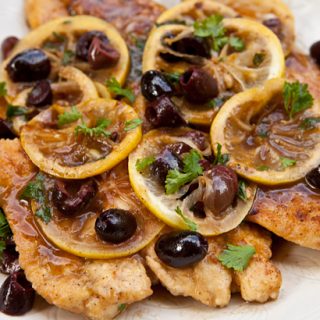 Chicken Scallopini With Lemons And Olives