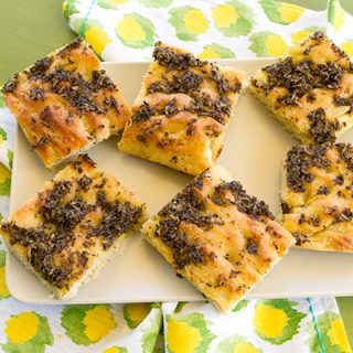 Focaccia With Black Truffle Topping