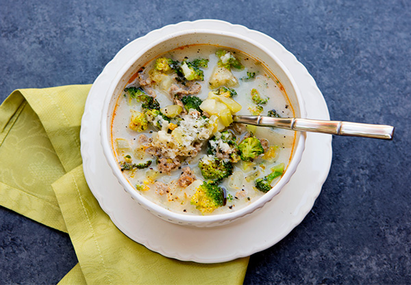 Broccoli Sausage Soup