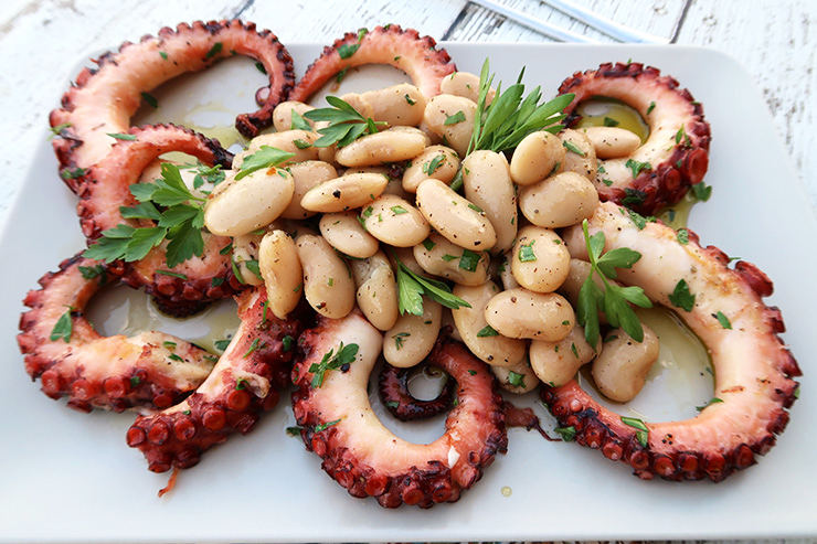 Octopus With White Beans