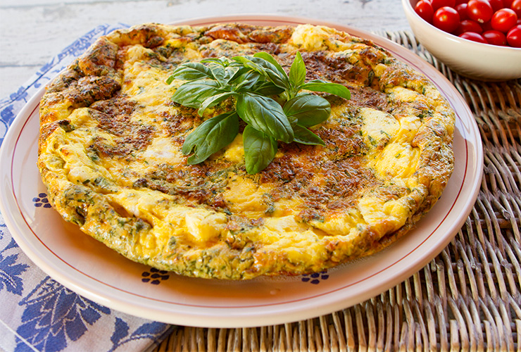 Herb and Ricotta Cheese Frittata