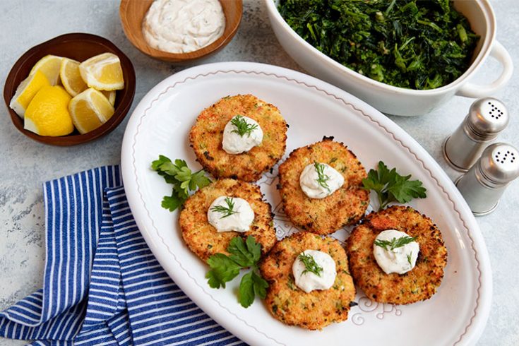 Wild Salmon Cakes With Creamy Dill Sauce | Italian Food Forever