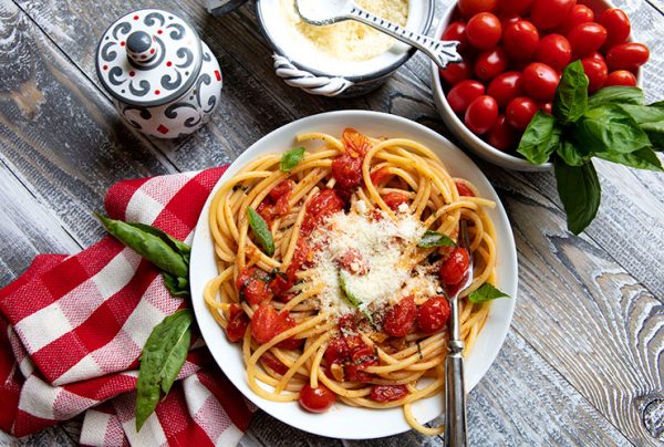 Burst Cherry Tomato Pasta | Italian Food Forever