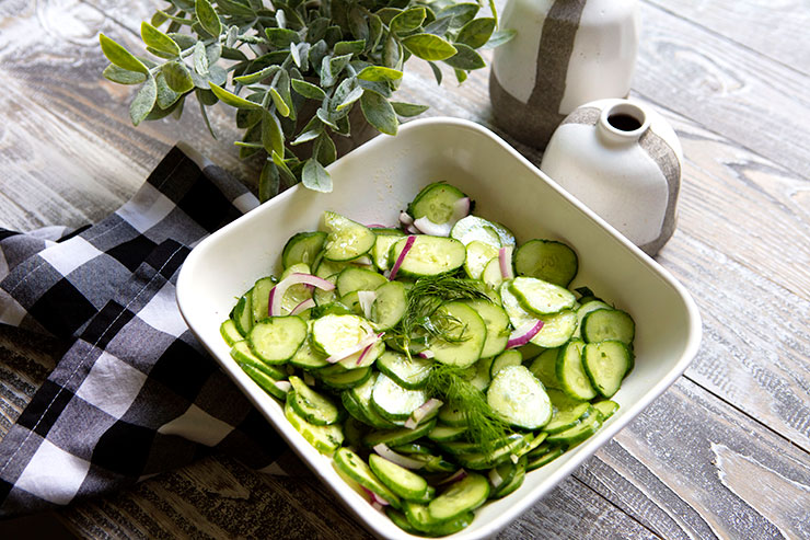 Fresh & Easy Cucumber Salad