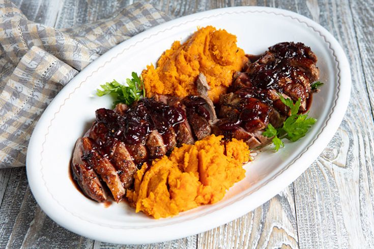 Duck Breast in Cherry Port Wine Sauce | Italian Food Forever