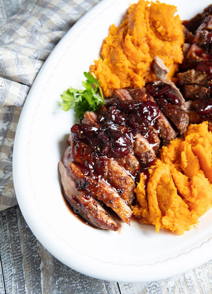 Duck Breast in Cherry Port Wine Sauce | Italian Food Forever