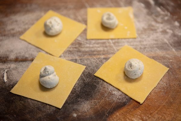 Stuffed Four Cheese Pasta Triangles In Brown Butter Sauce | Italian ...