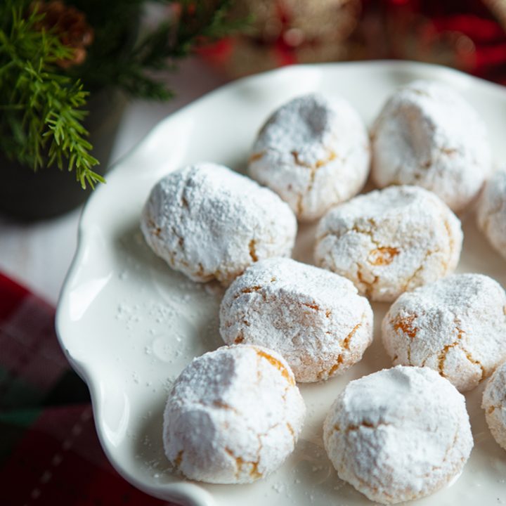 Almond Cloud Cookies With Dried Apricots