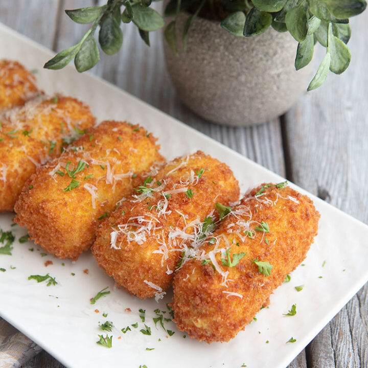 Cheese Stuffed Potato Croquettes