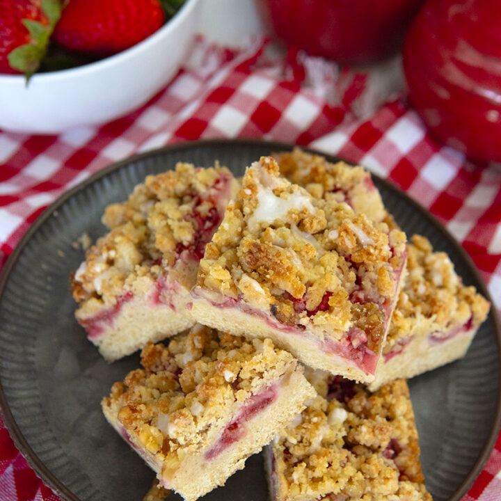 Strawberry Crumb Bars