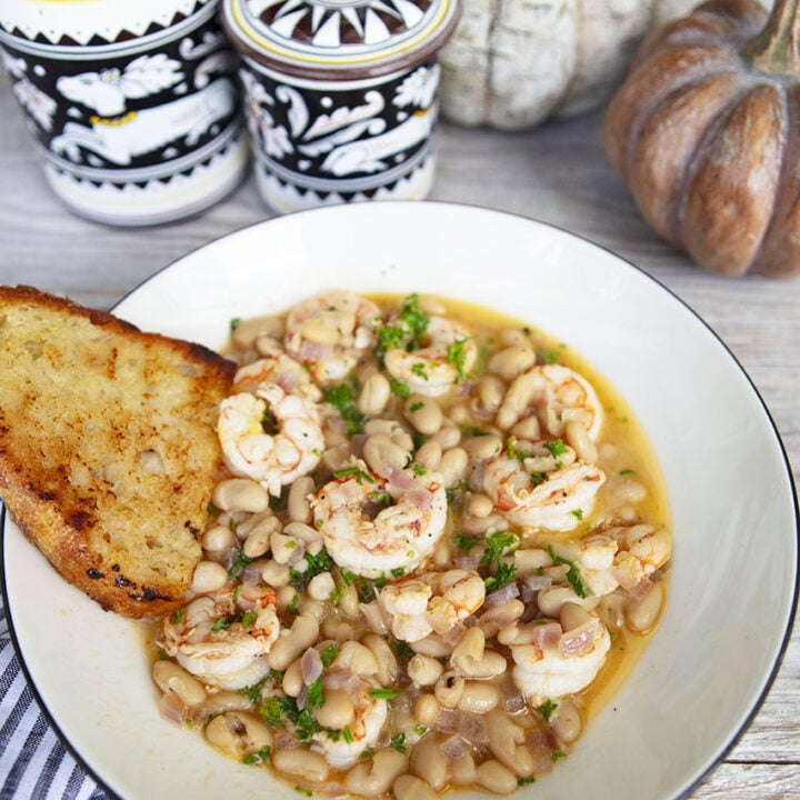 Shrimp & Cannellini Bean Stew